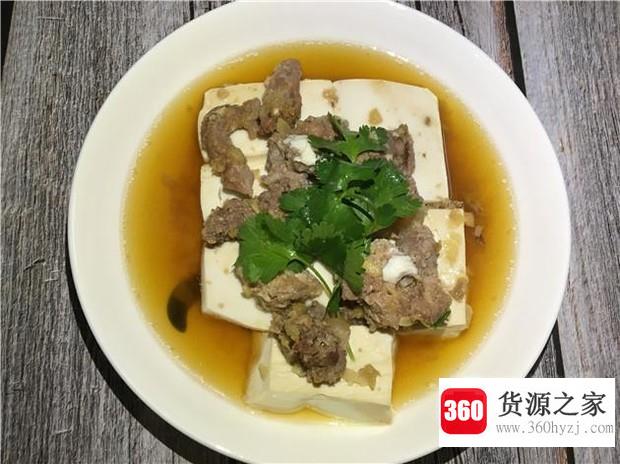 豆腐蒸瘦肉的家常做法