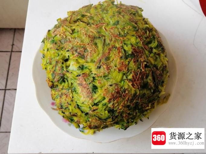 怎样煎嫩南瓜饼？