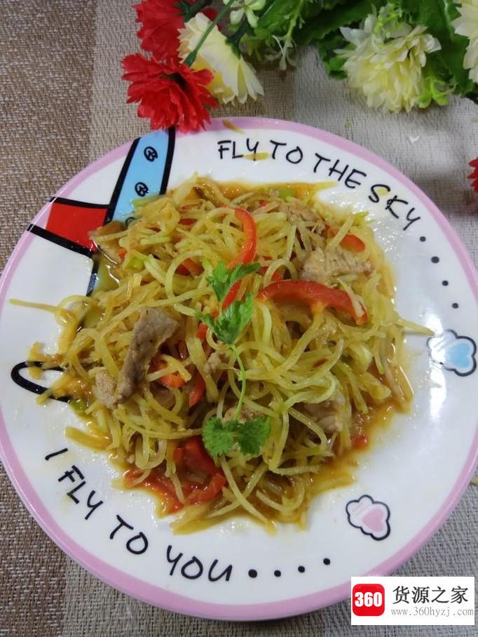 怎样做美味的绿皮萝卜炒肉？