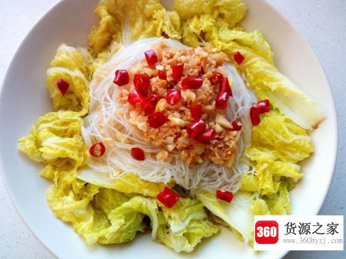 蒜蓉粉丝娃娃菜家常的做法