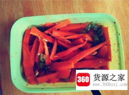 酱油腌咸菜的做法