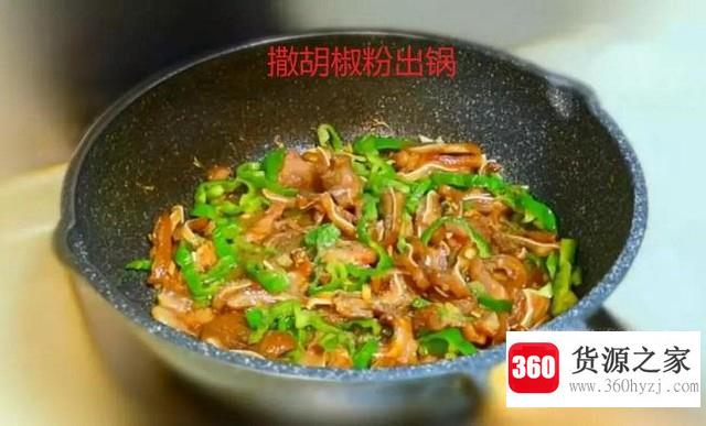 怎么做家常青椒炒猪耳