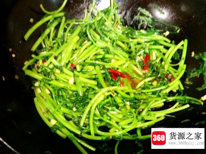 蒜蓉蚝油茼蒿的家常做法