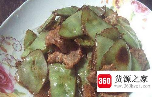 家常菜之红扁豆炒肉的做法