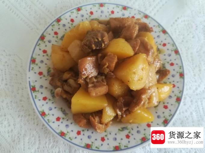 猪肉勾嫩鸡的家常做法