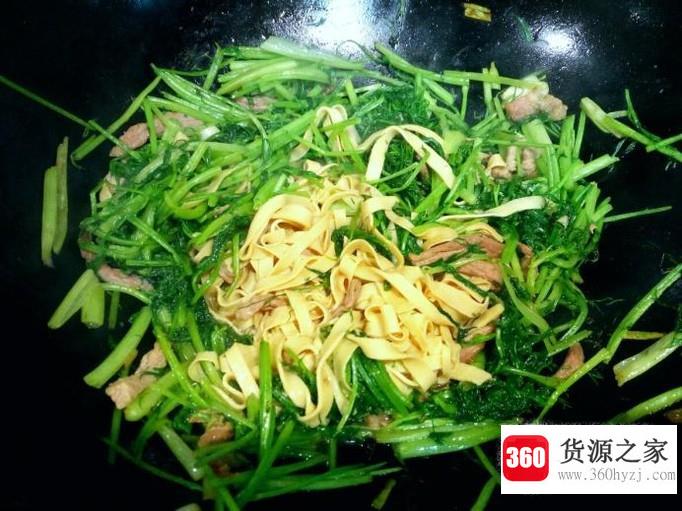 茴香炒干豆腐的家常做法