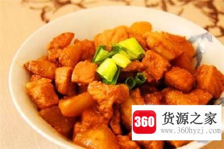 白萝卜烧肉的做法