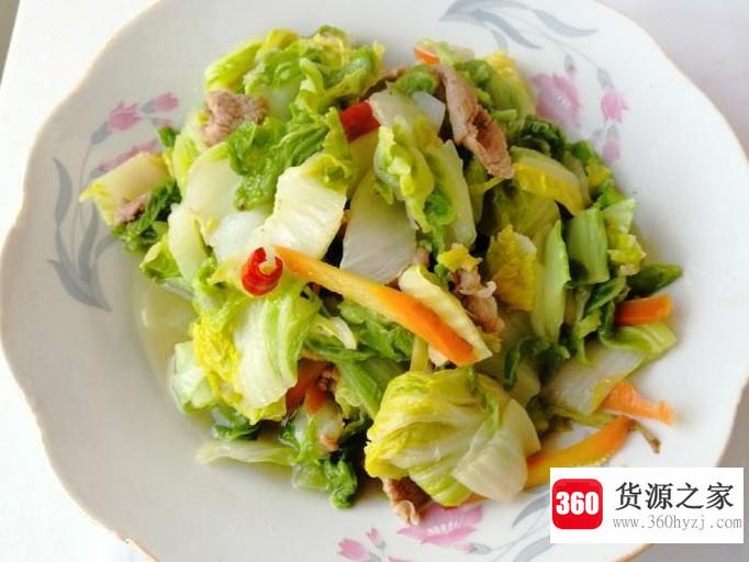 怎样做白菜胡萝卜炒羊肉？