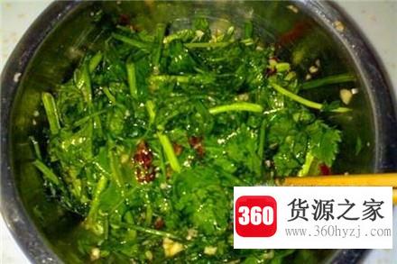 用芹菜叶做咸菜的简单方法