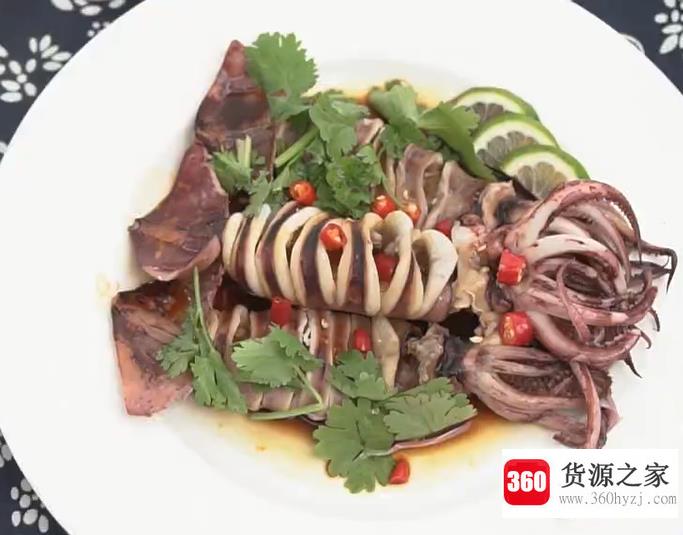 清蒸大鱿鱼怎么做