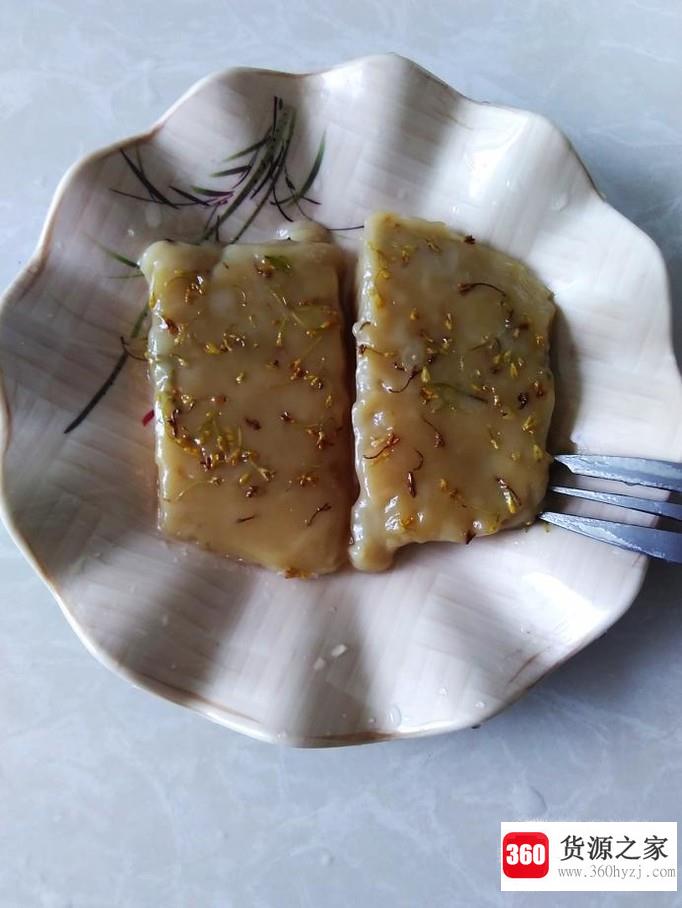 自做的桂花糕