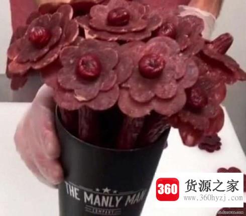 情人节牛肉干鲜花怎么做