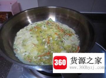 泡菜海鲜饼的制作方法