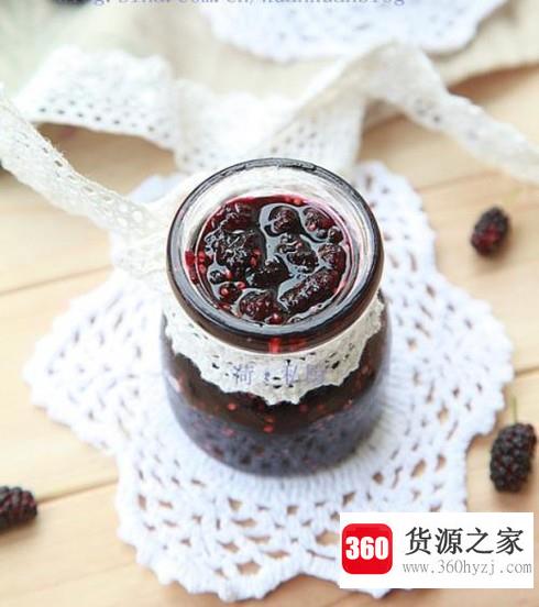 手工自制紫桑葚酱简便方法