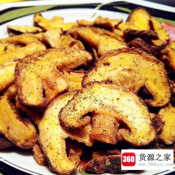 零食香菇脆片的做法
