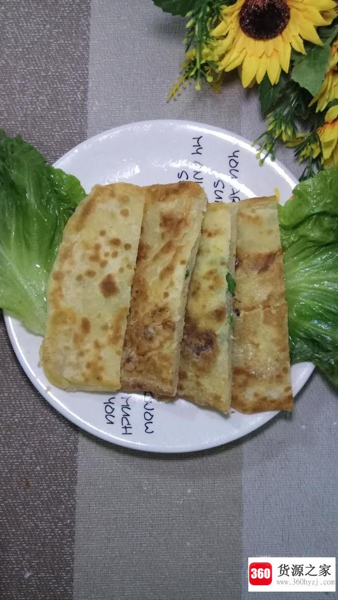 怎样做美味的韭菜鸡蛋油酥灌饼？