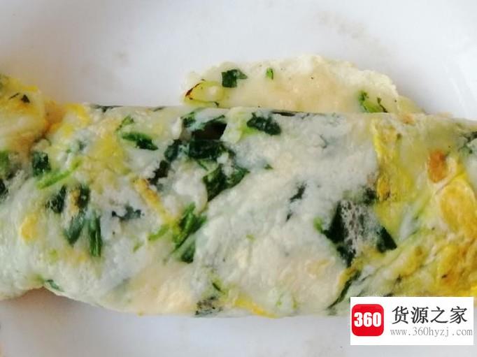 怎样做菠菜葱花鸡蛋饼？