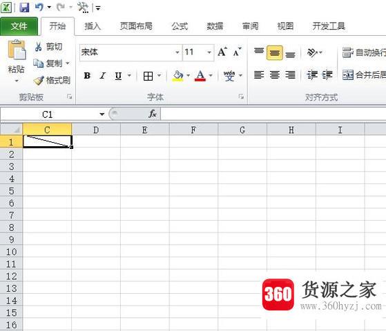 怎样在excel中制作斜拆分单元格