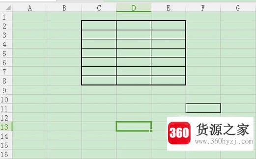 excel中怎么加黑框线