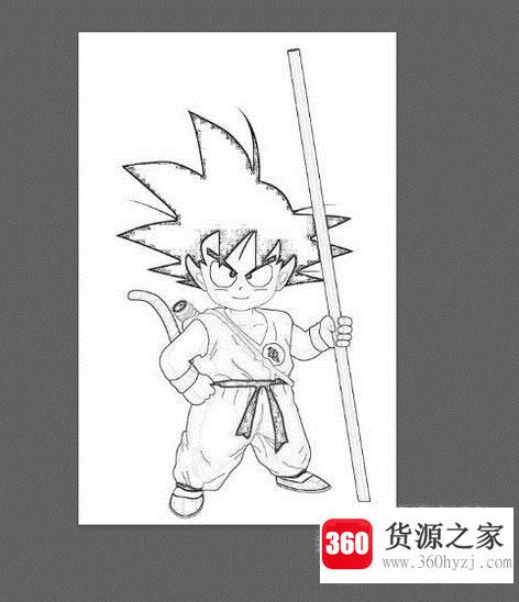 怎么用ps将图片改为线稿