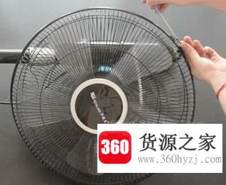 怎样正确拆装立式电风扇清洗风叶