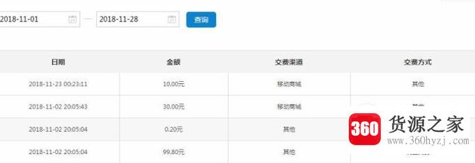 中国移动网上营业厅怎么查询话费充值记录