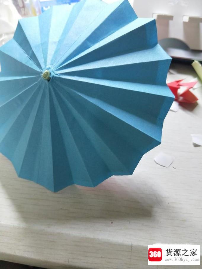 怎么用纸折纸伞？