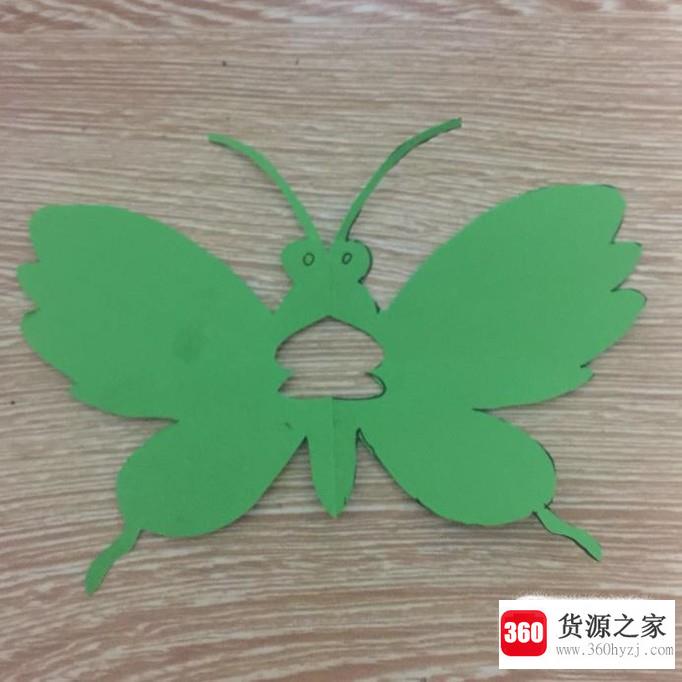 幼儿手工剪纸——蝴蝶一