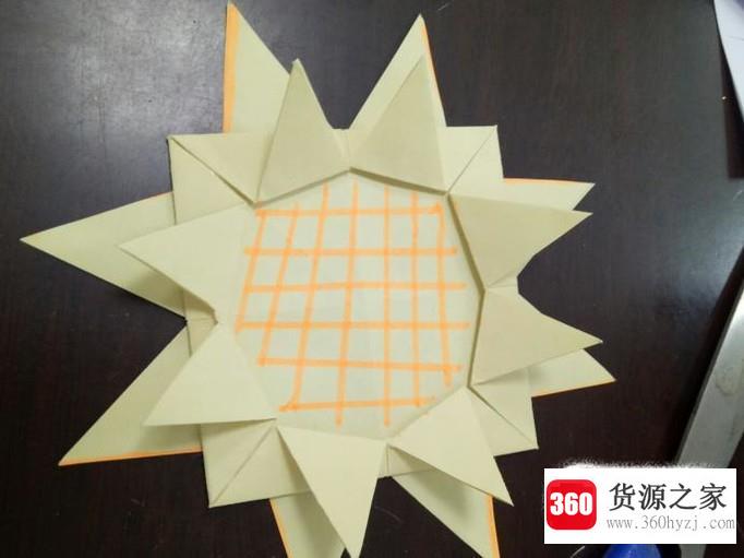 手工diy折纸向日葵怎样用纸折向日葵