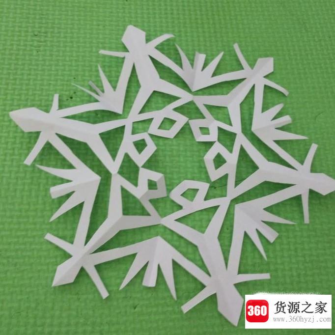 好看雪花剪纸的做法