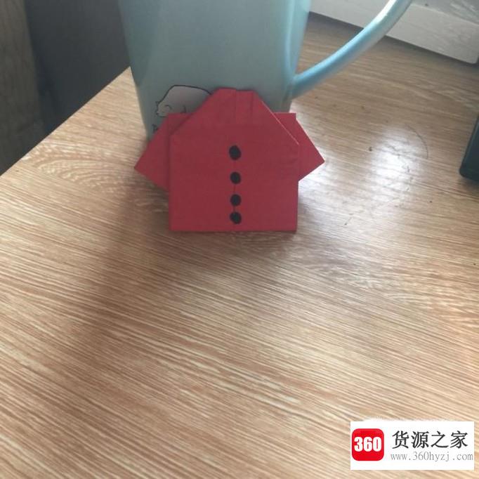 手工折纸制作：一起折西装