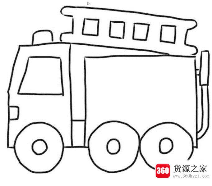 幼儿消防安全简笔画
