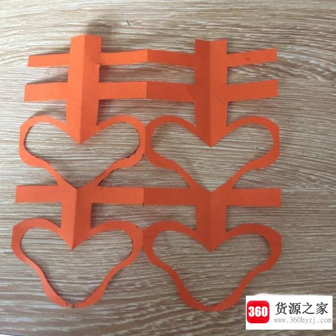 手工剪纸：怎么剪喜字？