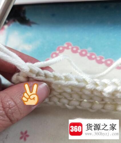 粗毛线围巾织法