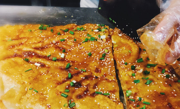 黑椒薯丝肉末小煎饼怎么做